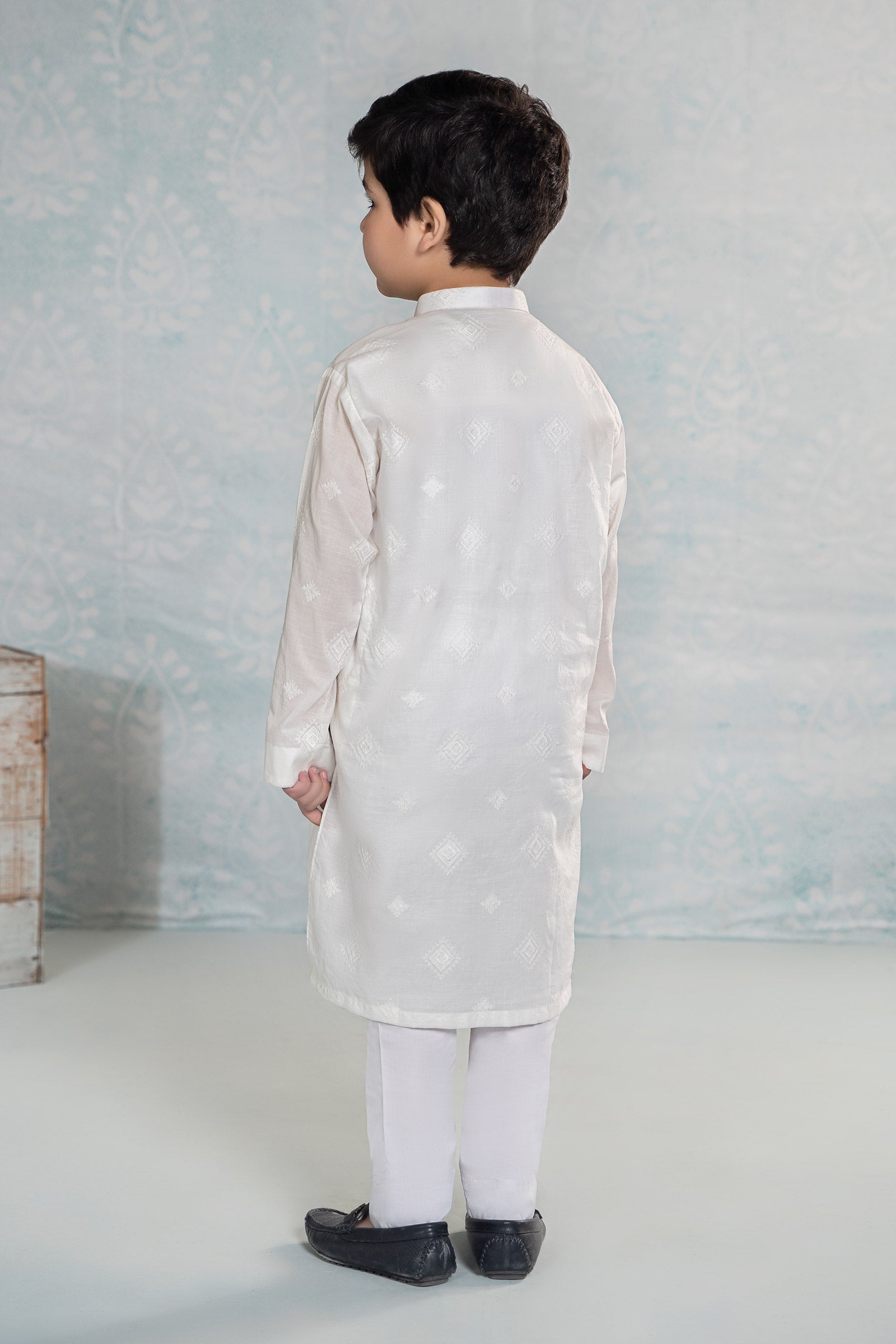 Embroidered Cotton Kurta