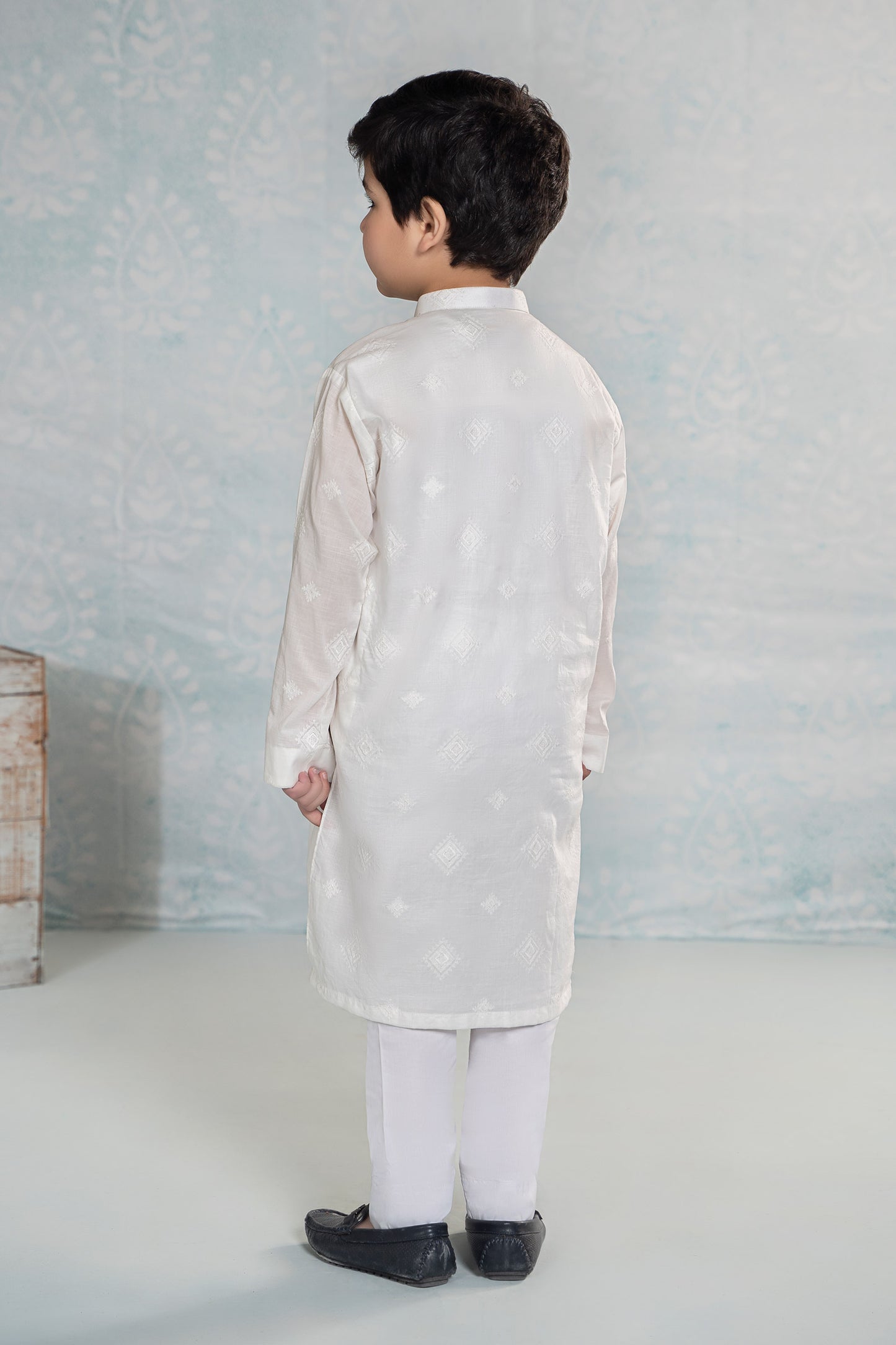 Embroidered Cotton Kurta