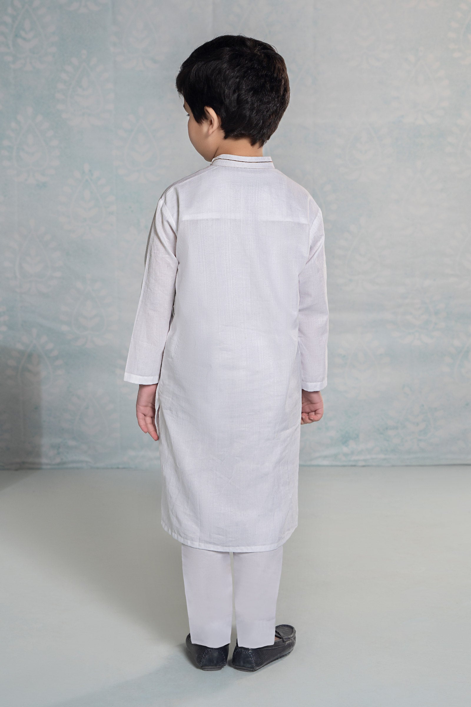 Embroidered Dobby Kurta