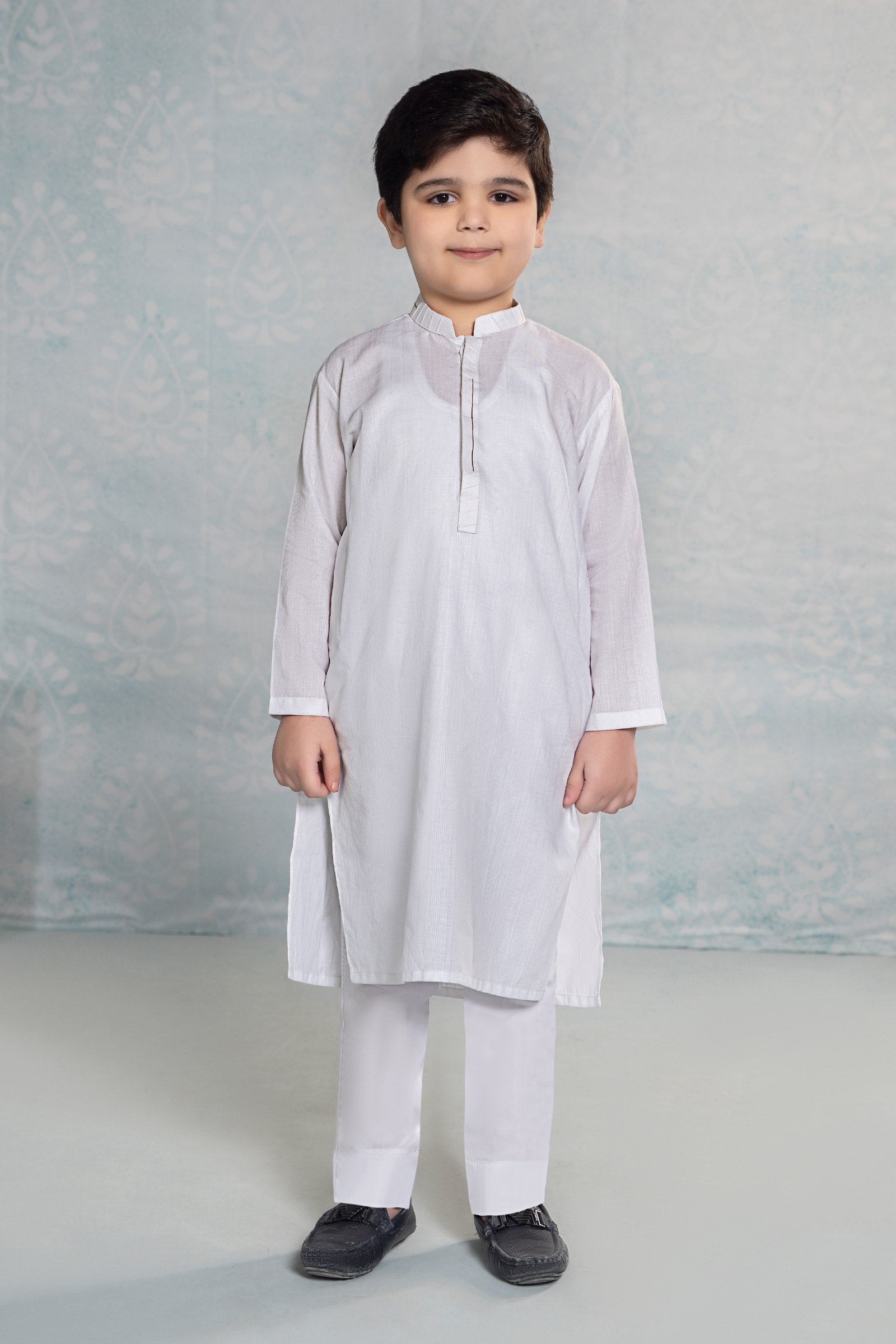 Embroidered Dobby Kurta