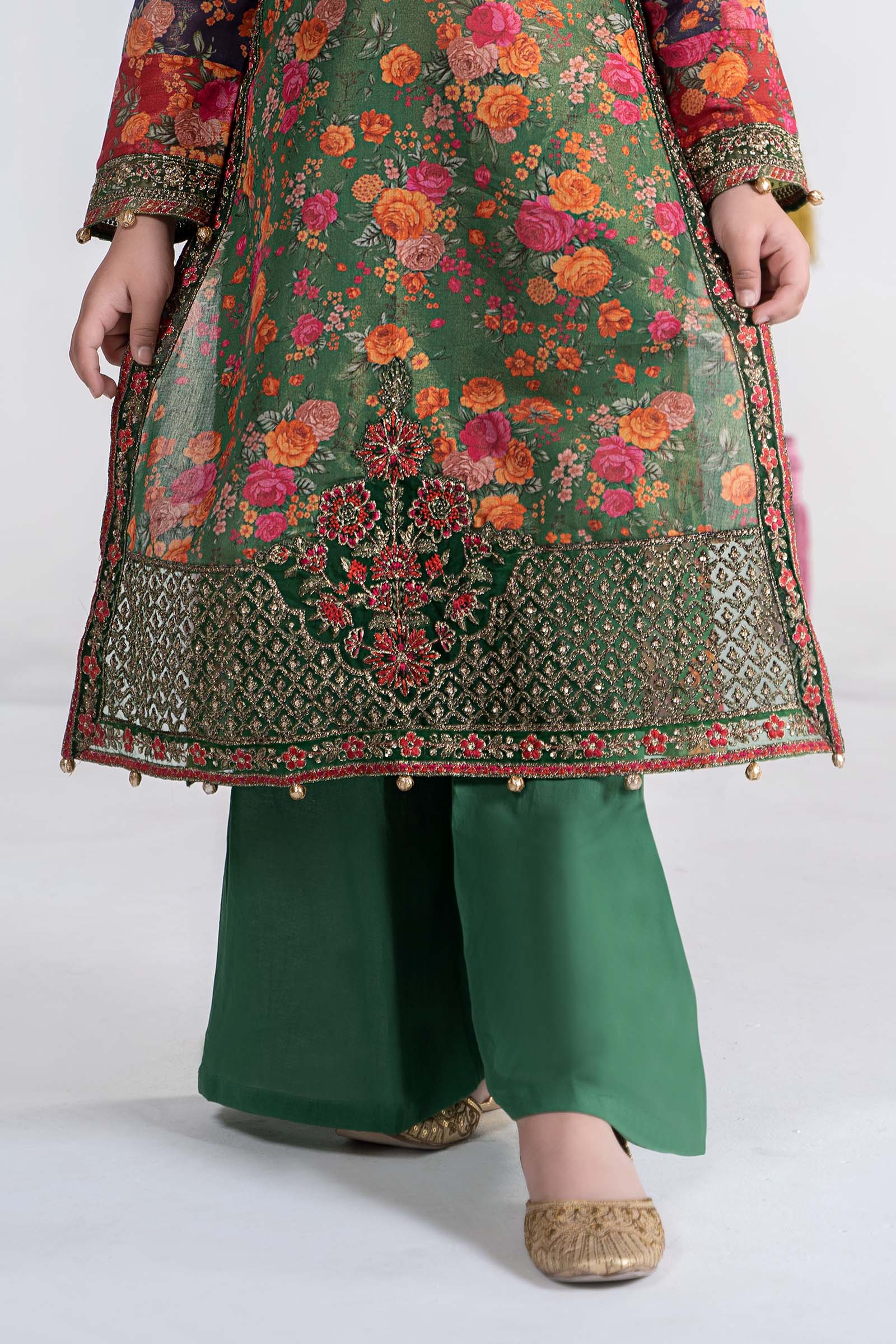 3 Piece Printed Cotton Masoori Suit