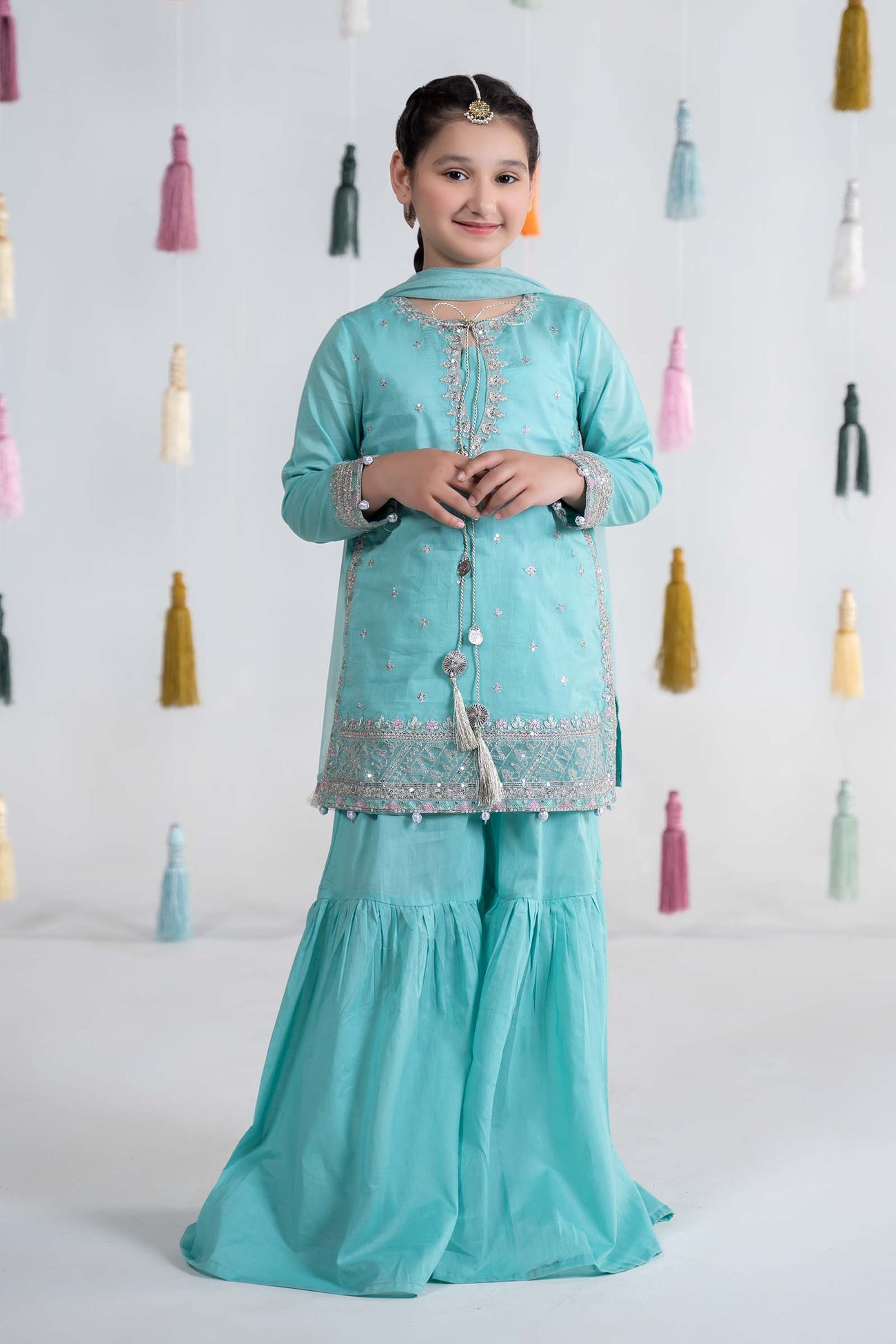 3 Piece Dyed Lawn Suit
