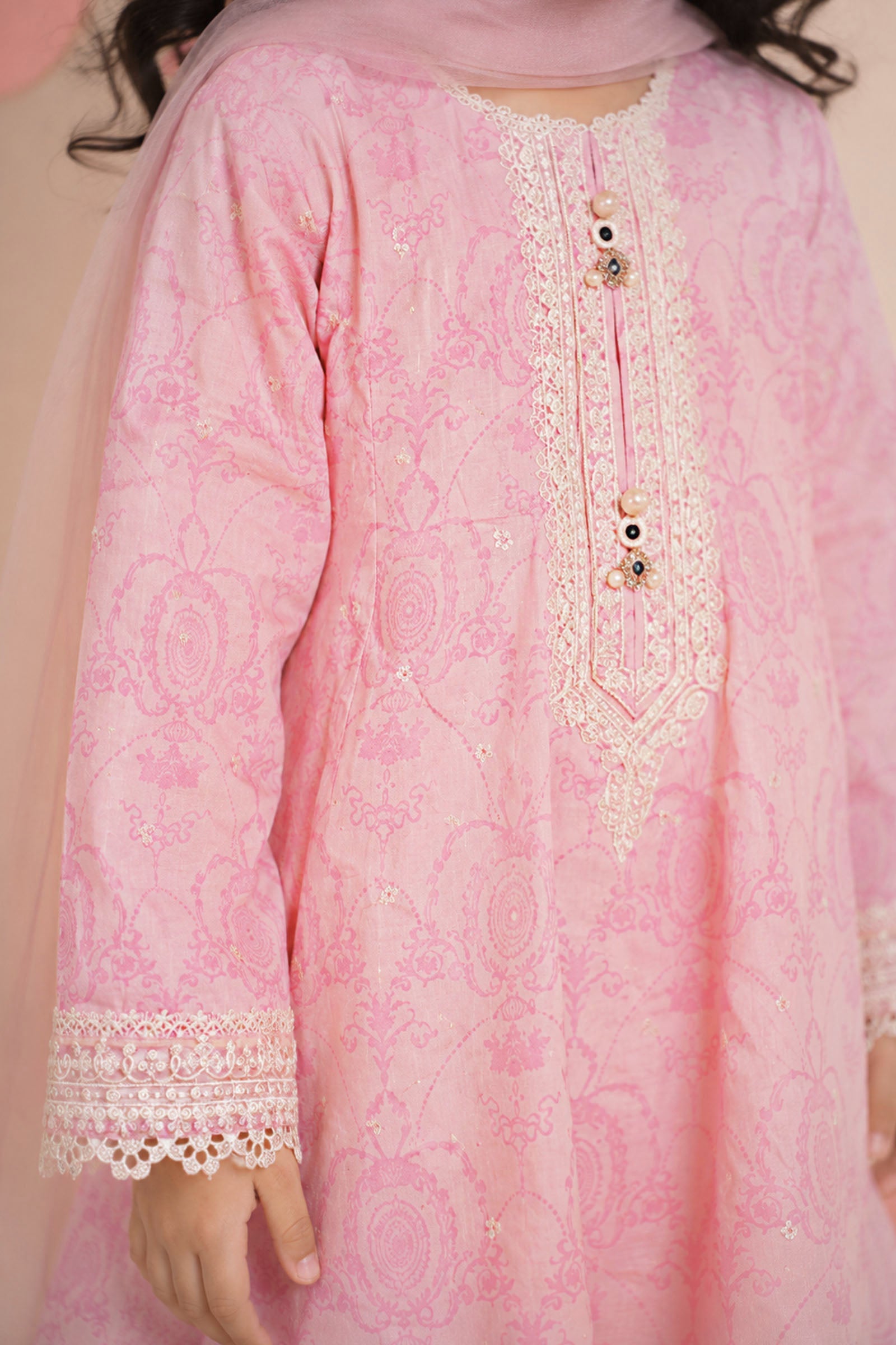 3 Piece Embroidered Lawn Suit