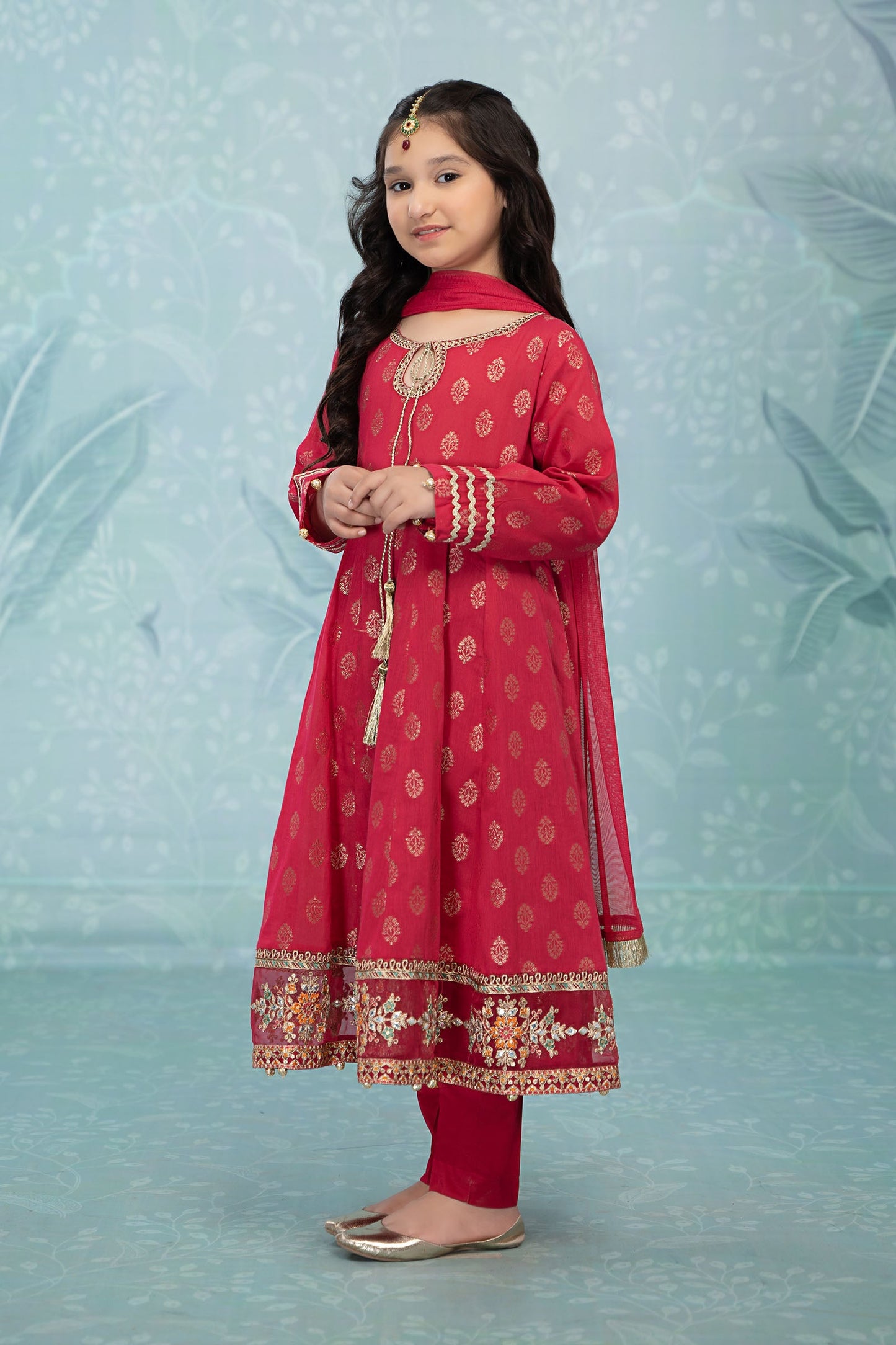 3 Piece Embroidered Suit