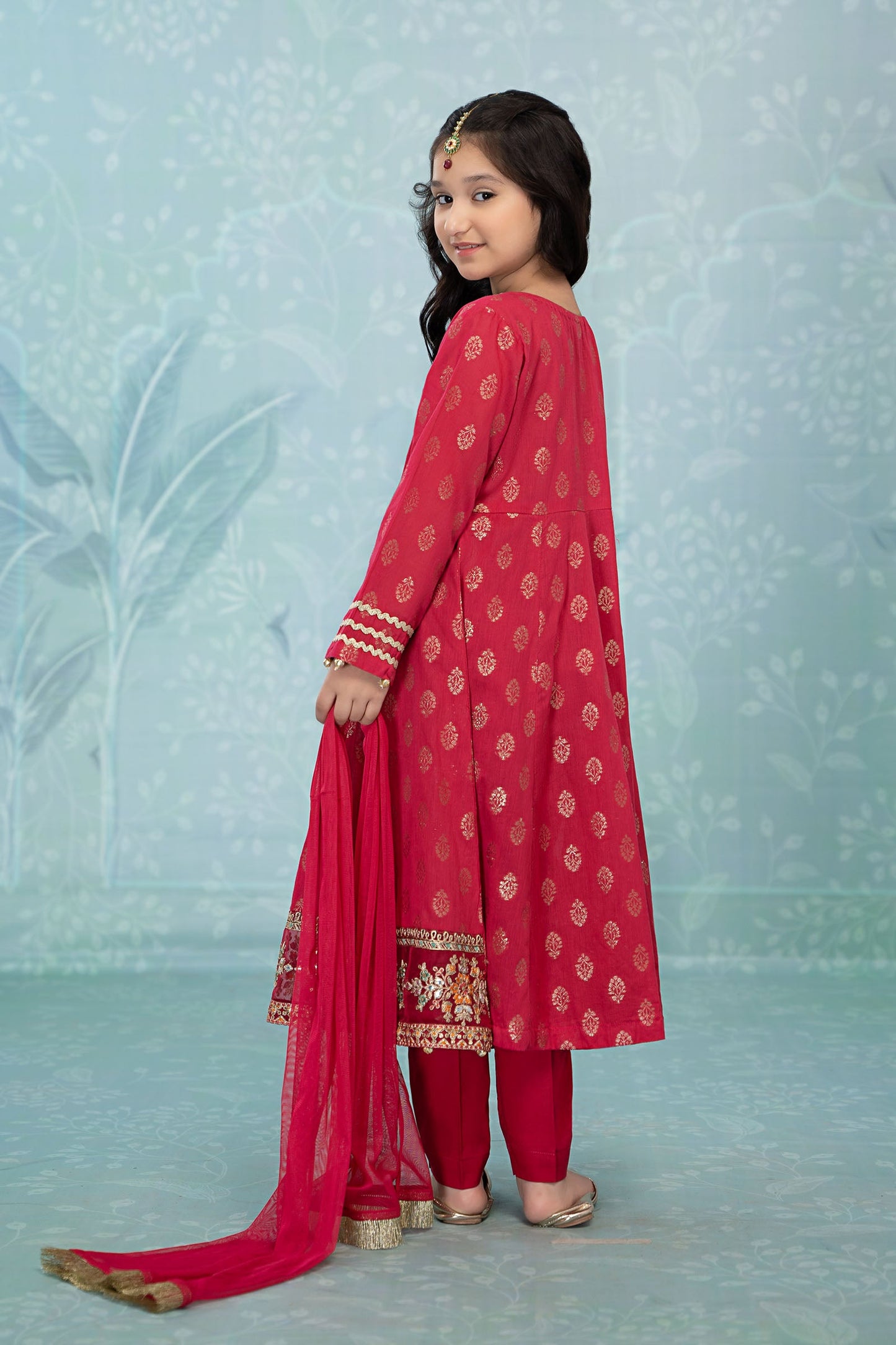 3 Piece Embroidered Suit