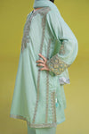 3 Piece Embroidered Dobby Suit