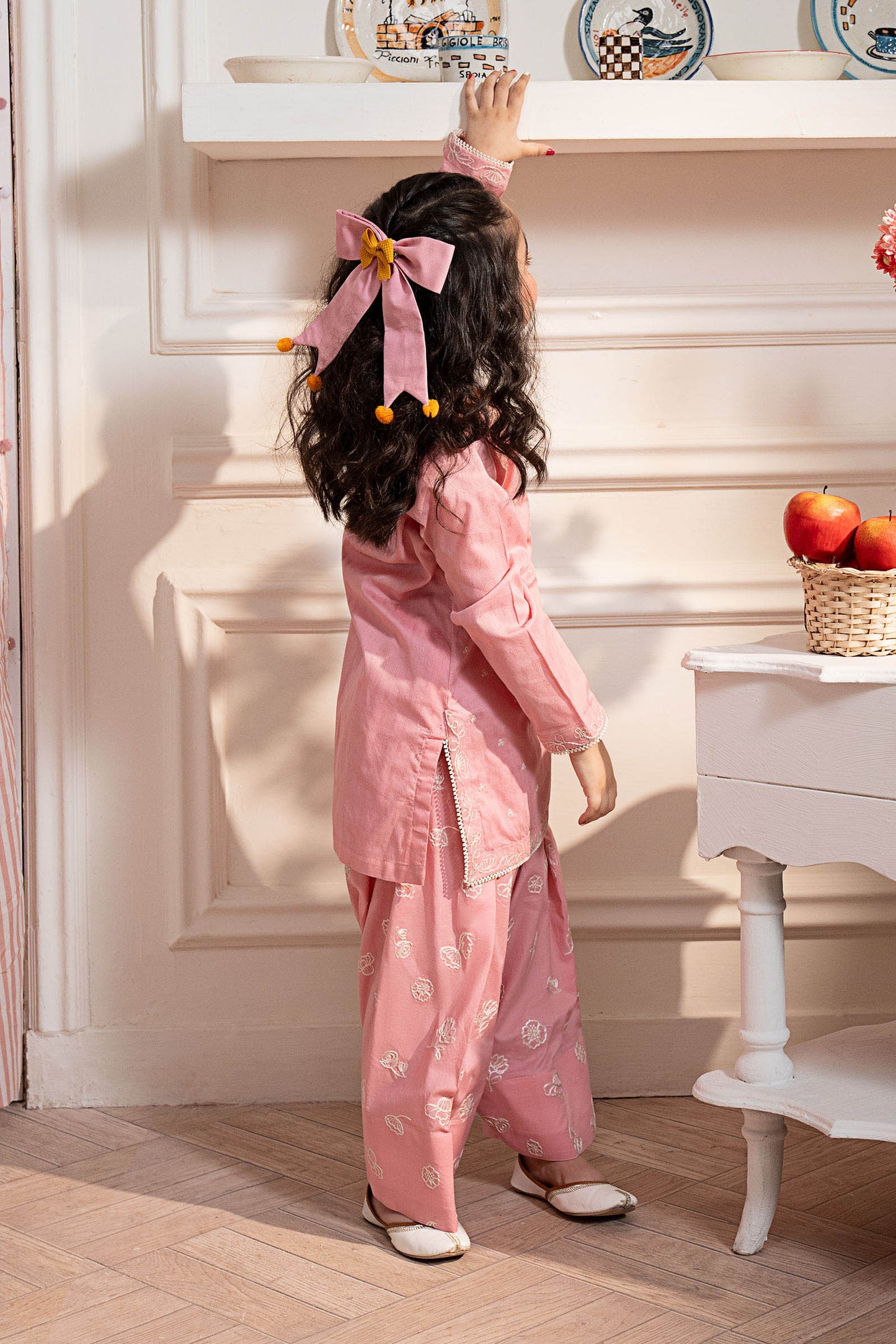 2 Piece Embroidered Dobby Lawn Suit