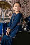 3 Piece Embroidered Silk Suit
