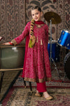 3 Piece Embroidered Raw Silk Suit