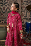 3 Piece Embroidered Raw Silk Suit