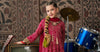 3 Piece Embroidered Raw Silk Suit