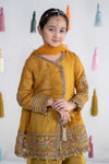3 Piece Dyed Doria Paper Cotton Suit