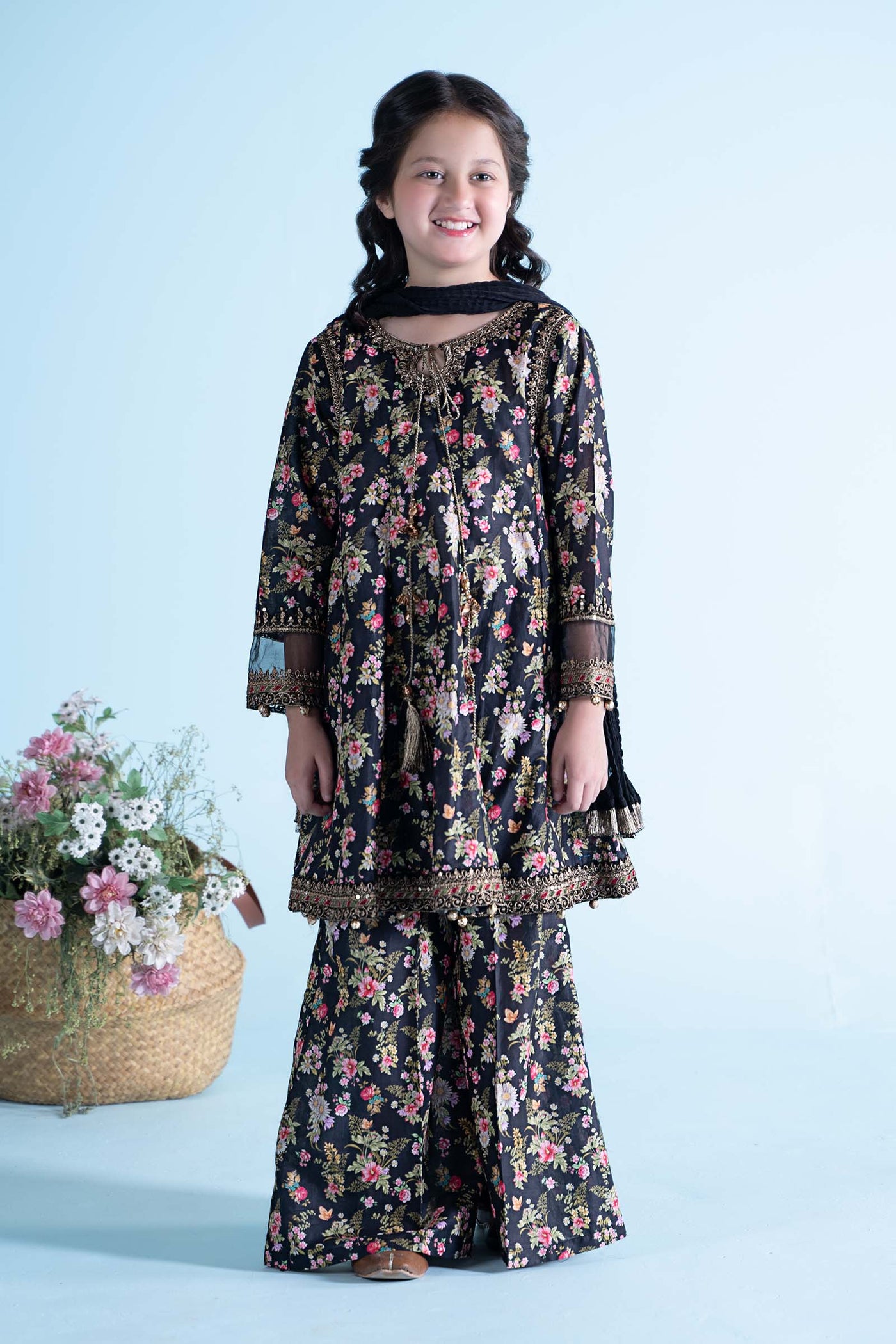 3 PIECE PRINTED LAWN SUIT | MKD-EA24-21