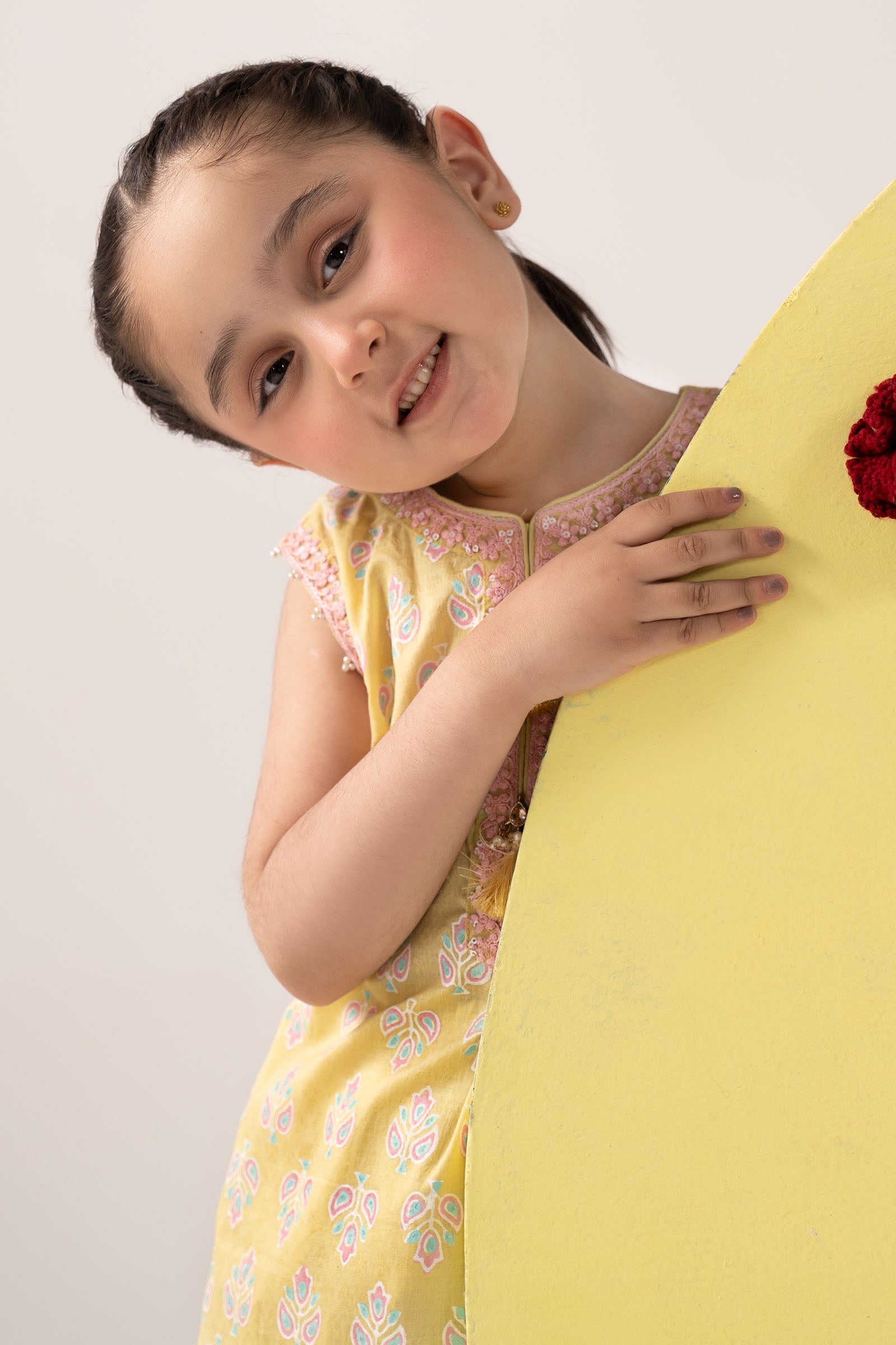 2 Piece Embroidered Dobby Lawn Suit