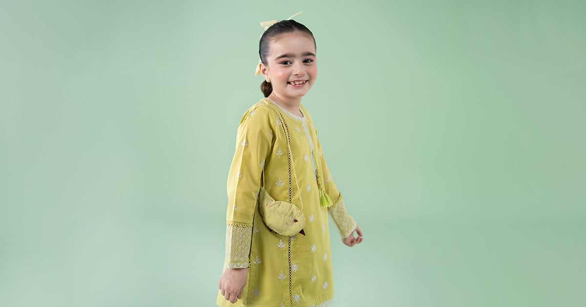 3 Piece Embroidered Dobby Suit