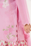 3 Piece Embroidered Cotton Brochia Jacquard Suit