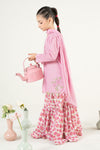 3 Piece Embroidered Cotton Brochia Jacquard Suit