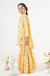 3 Piece Embroidered Cotton Brochia Jacquard Suit