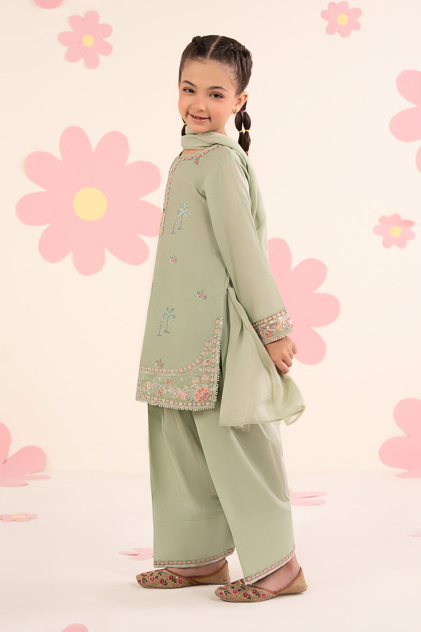 3 Piece Embroidered Lawn Suit