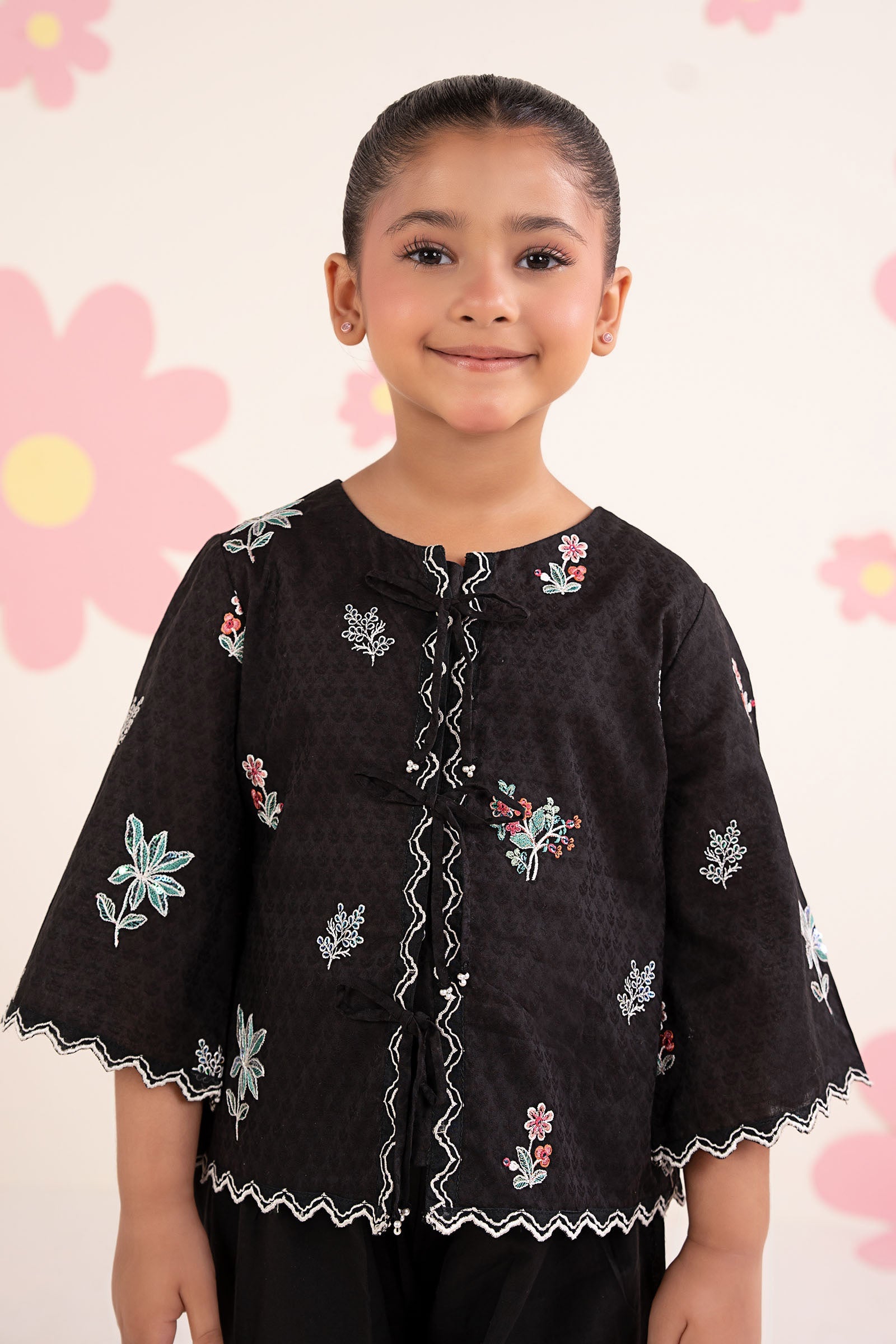 2 Piece Embroidered Dobby Jacquard Suit