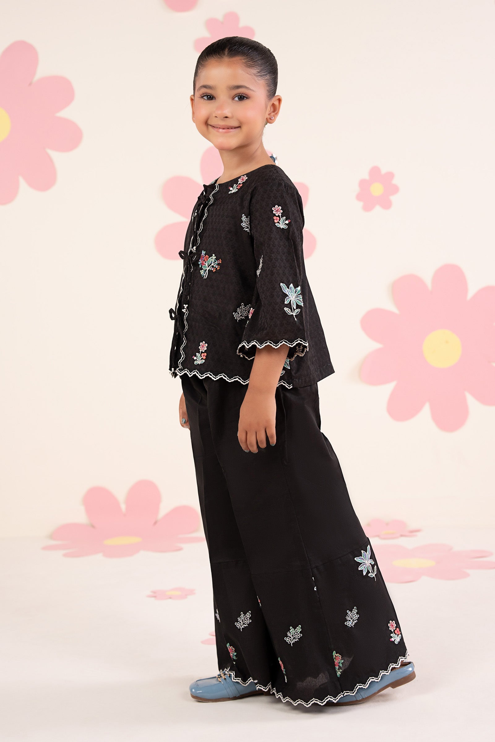 2 Piece Embroidered Dobby Jacquard Suit
