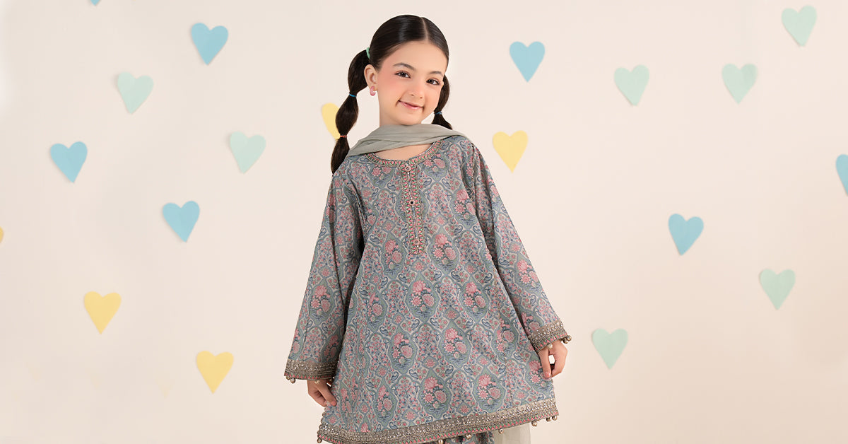 3 Piece Embroidered Lawn Suit
