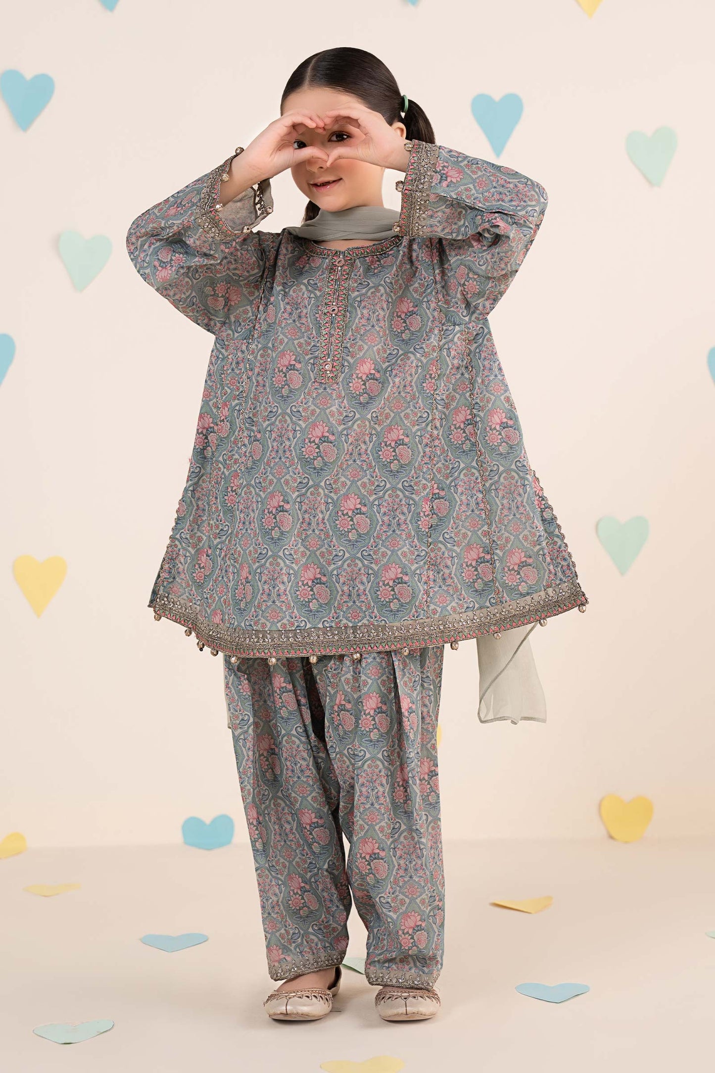 3 Piece Embroidered Lawn Suit