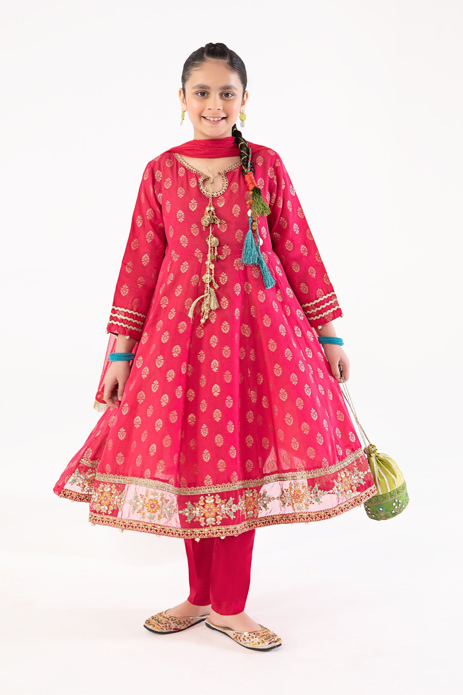 3 Piece Embroidered Suit