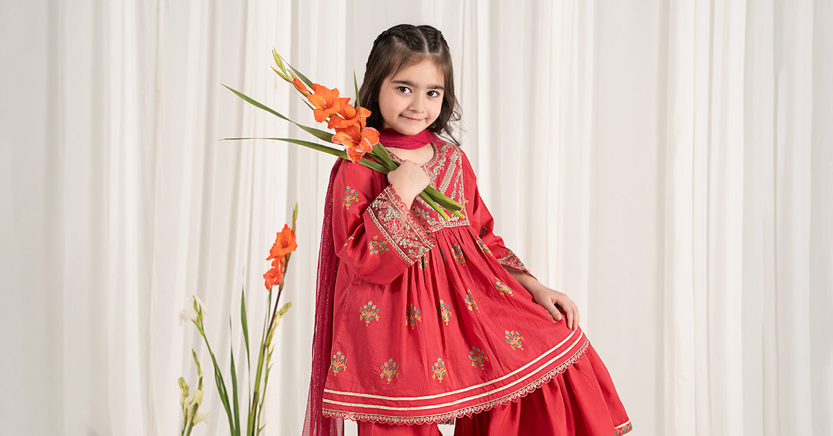3 Piece Embroidered Lawn Suit
