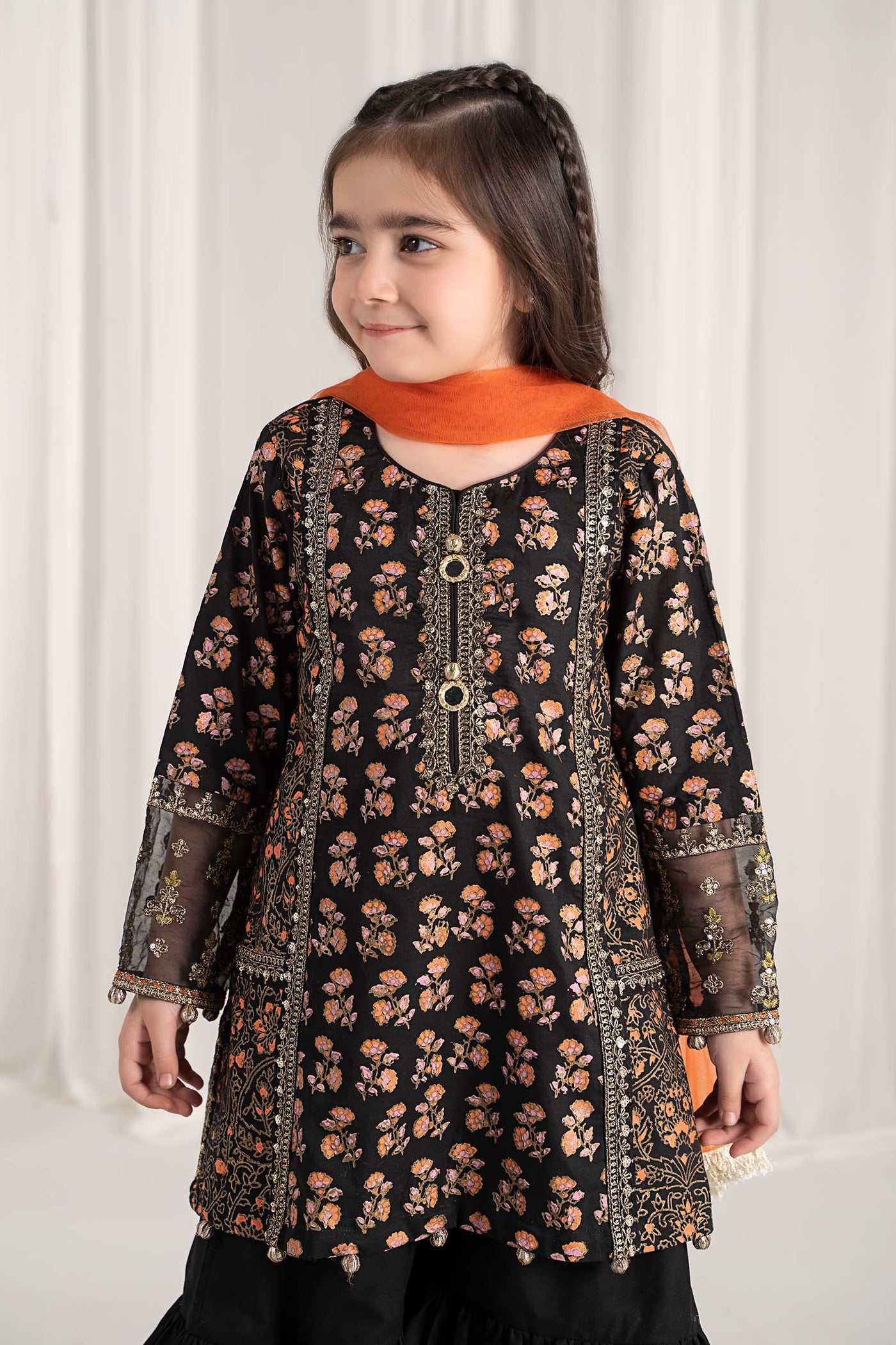 3 Piece Embroidered Lawn Suit | MKD-EF25-23