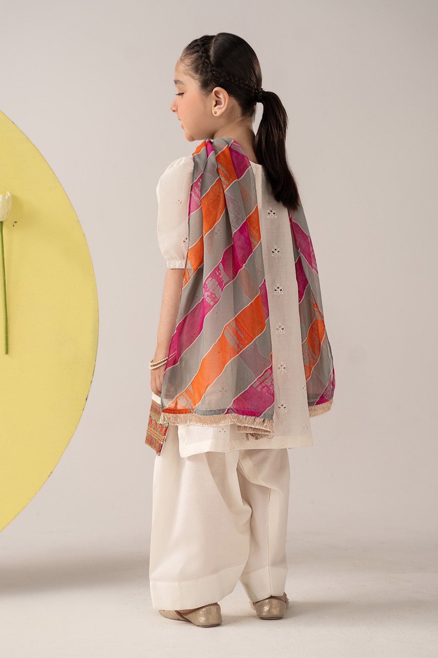 3 Piece Dyed Cambric Suit