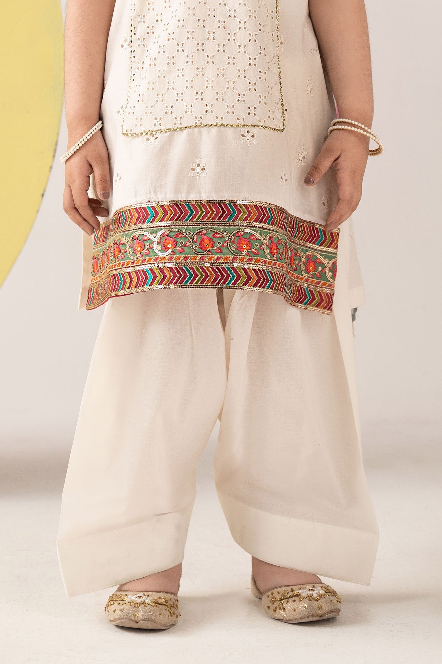 3 Piece Dyed Cambric Suit