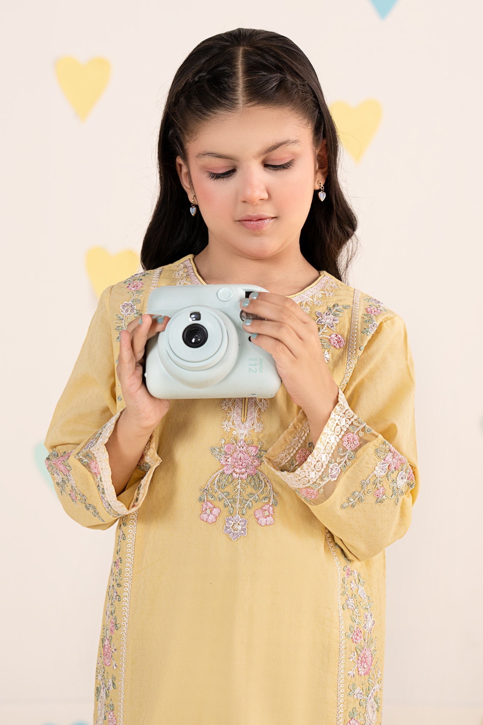 3 Piece Embroidered Dobby Lawn Suit