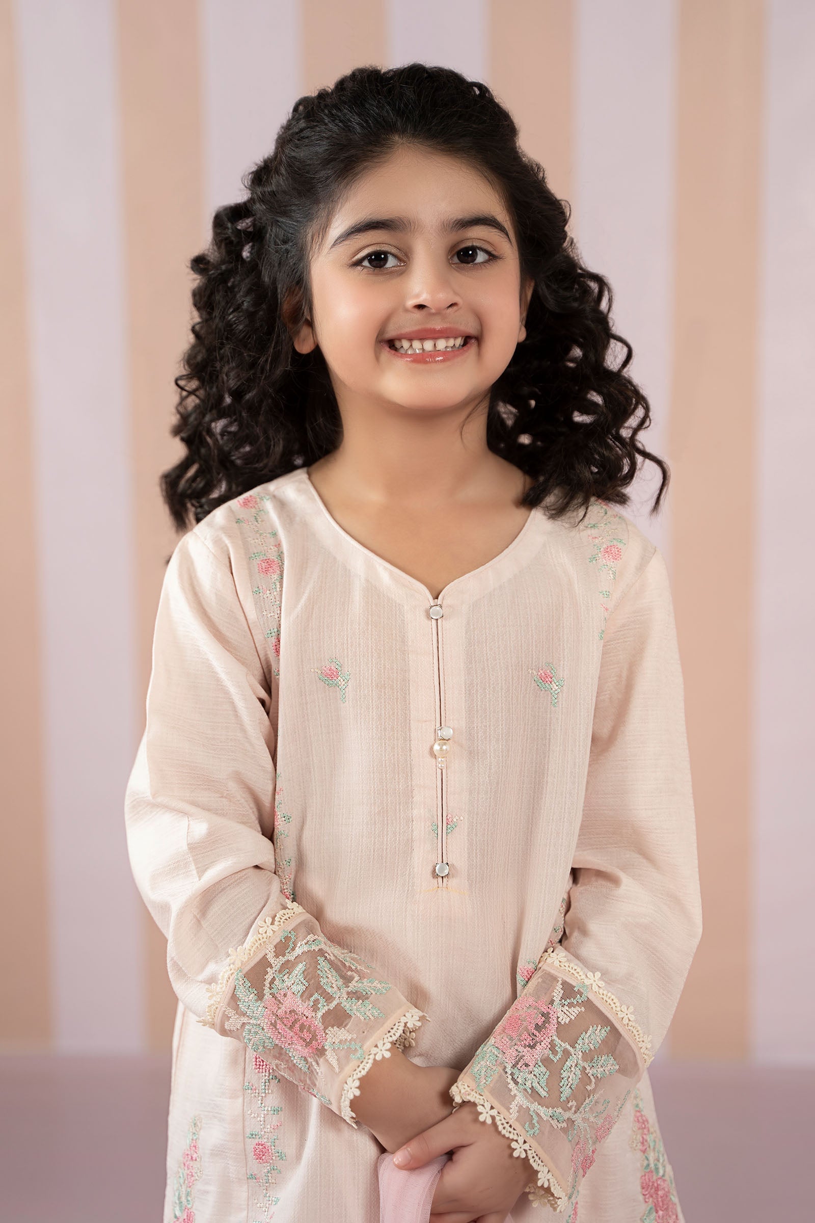 3 Piece Embroidered Dobby Lawn Suit