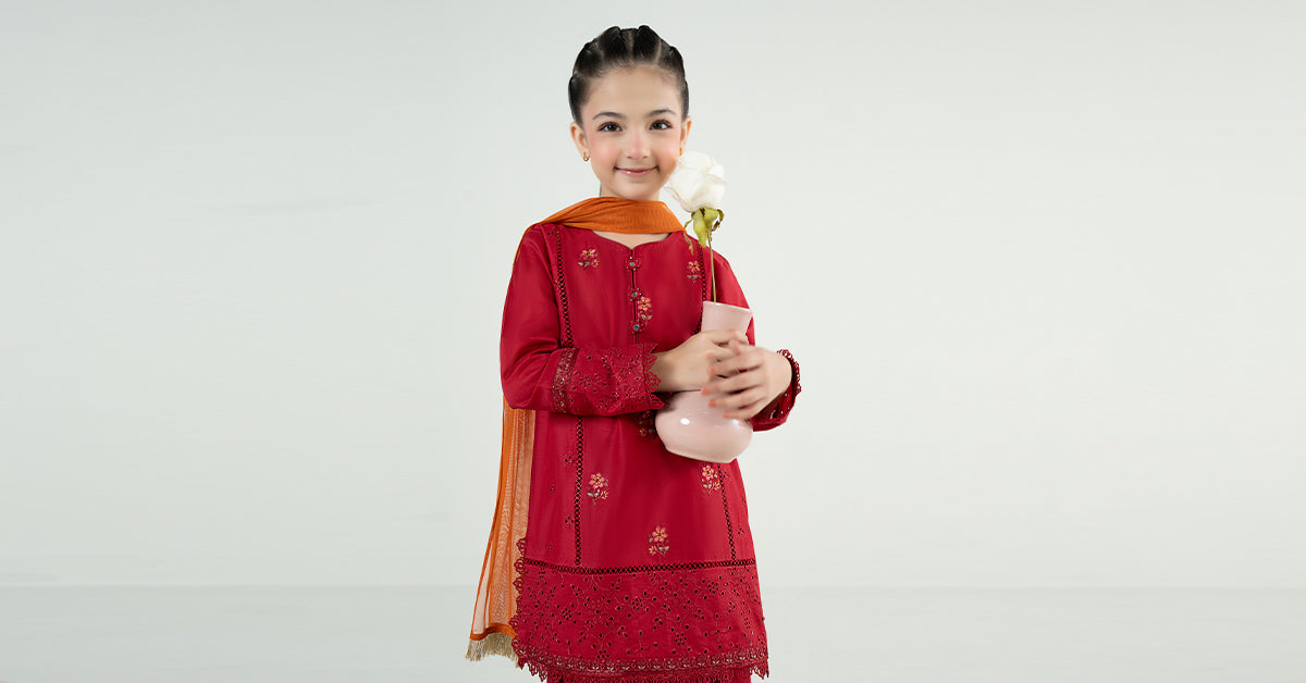 3 Piece Embroidered Lawn Suit