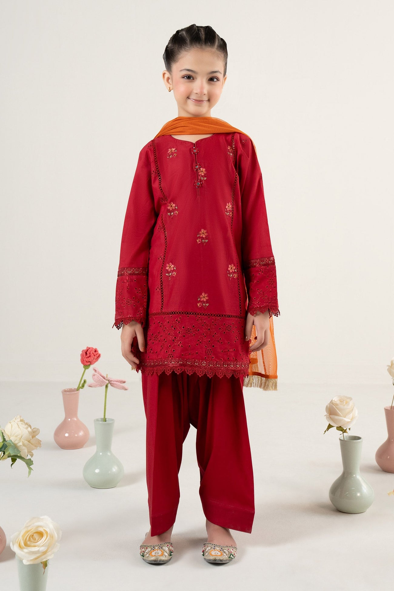 3 Piece Embroidered Lawn Suit