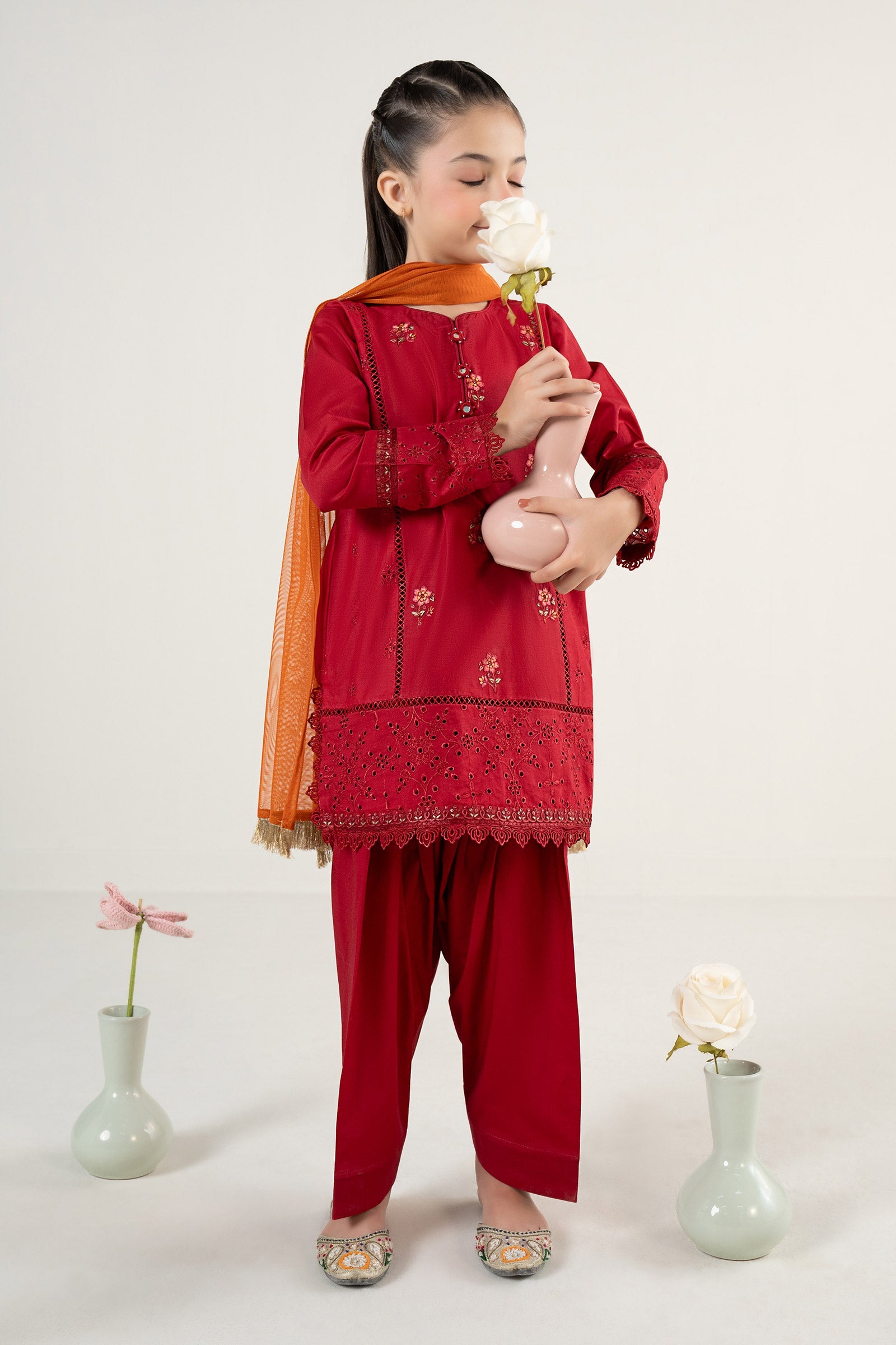 3 Piece Embroidered Lawn Suit