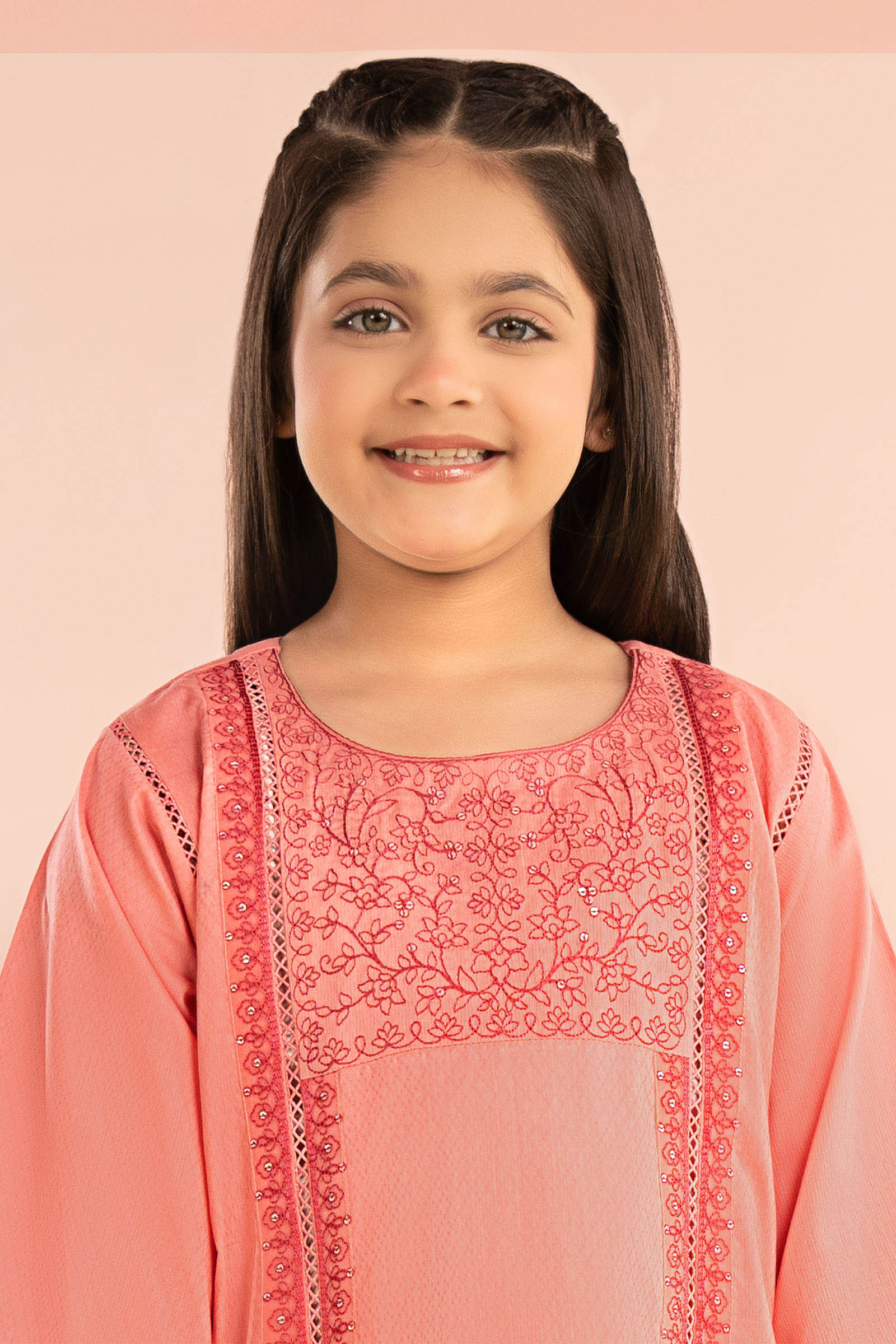 3 Piece Embroidered Dobby Lawn Suit