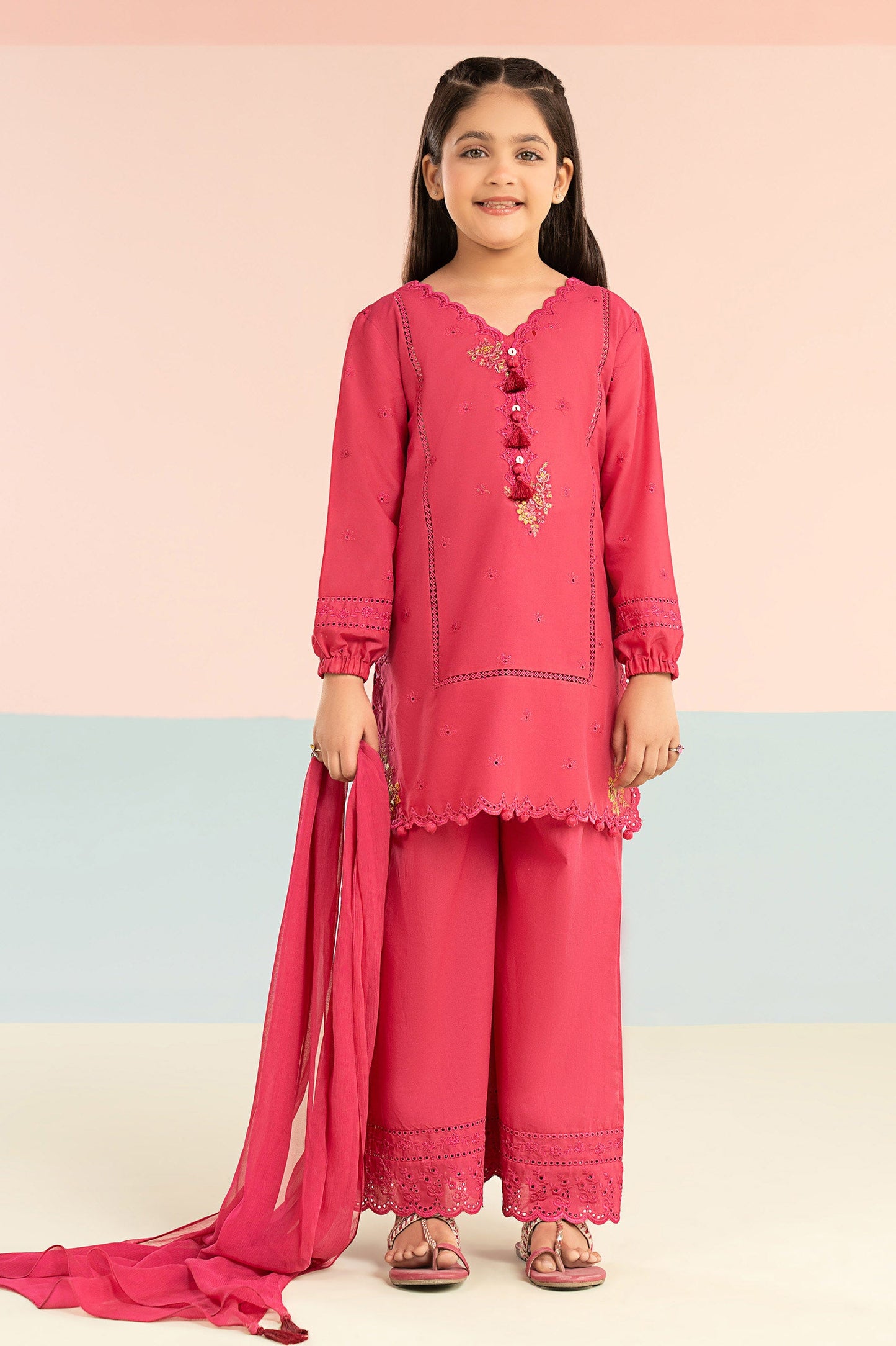 3 Piece Embroidered Lawn Suit