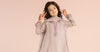 3 Piece Embroidered Striped Lurex Yarn Dyed Suit