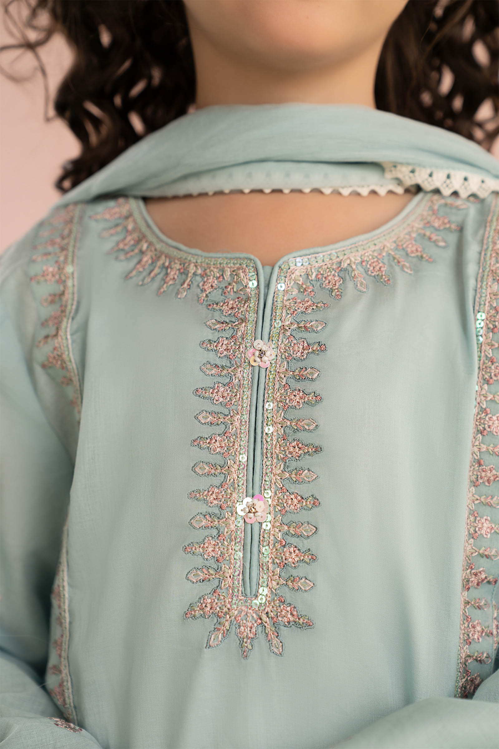 3 Piece Embroidered Lawn Suit