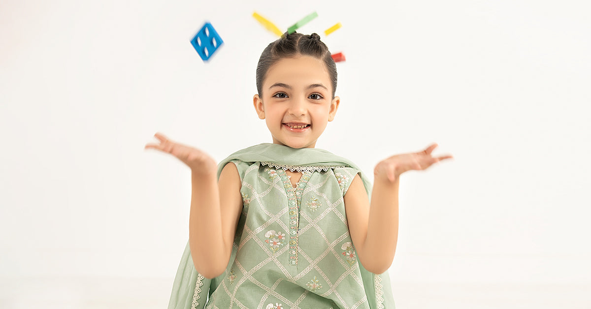 3 Piece Embroidered Dobby Lawn Suit