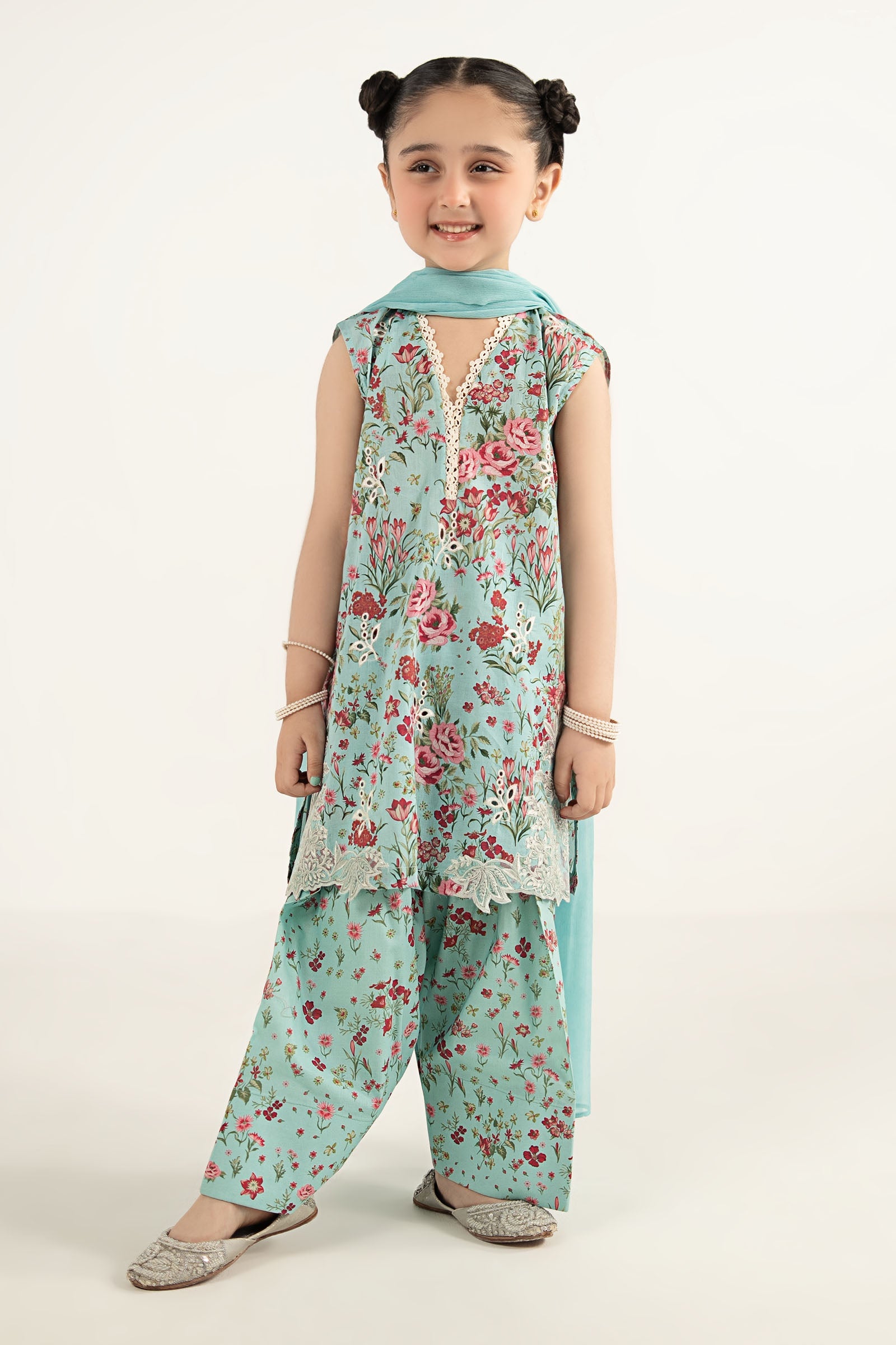 3 Piece Embroidered Lawn Suit