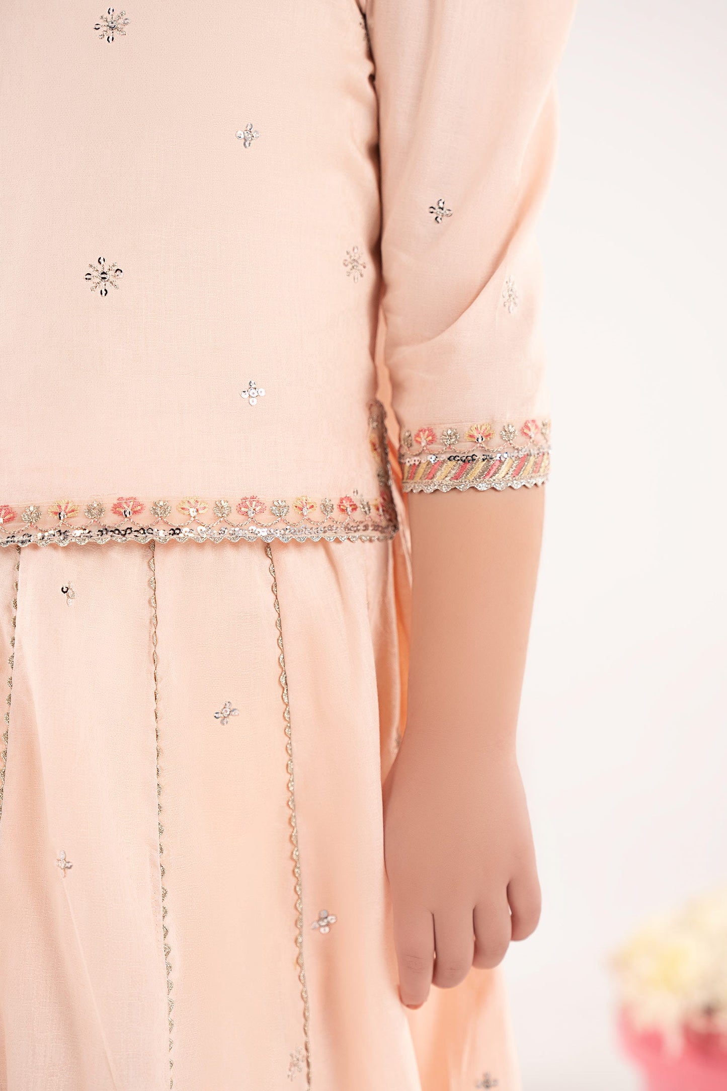 3 Piece Embroidered Dobby Lawn Suit