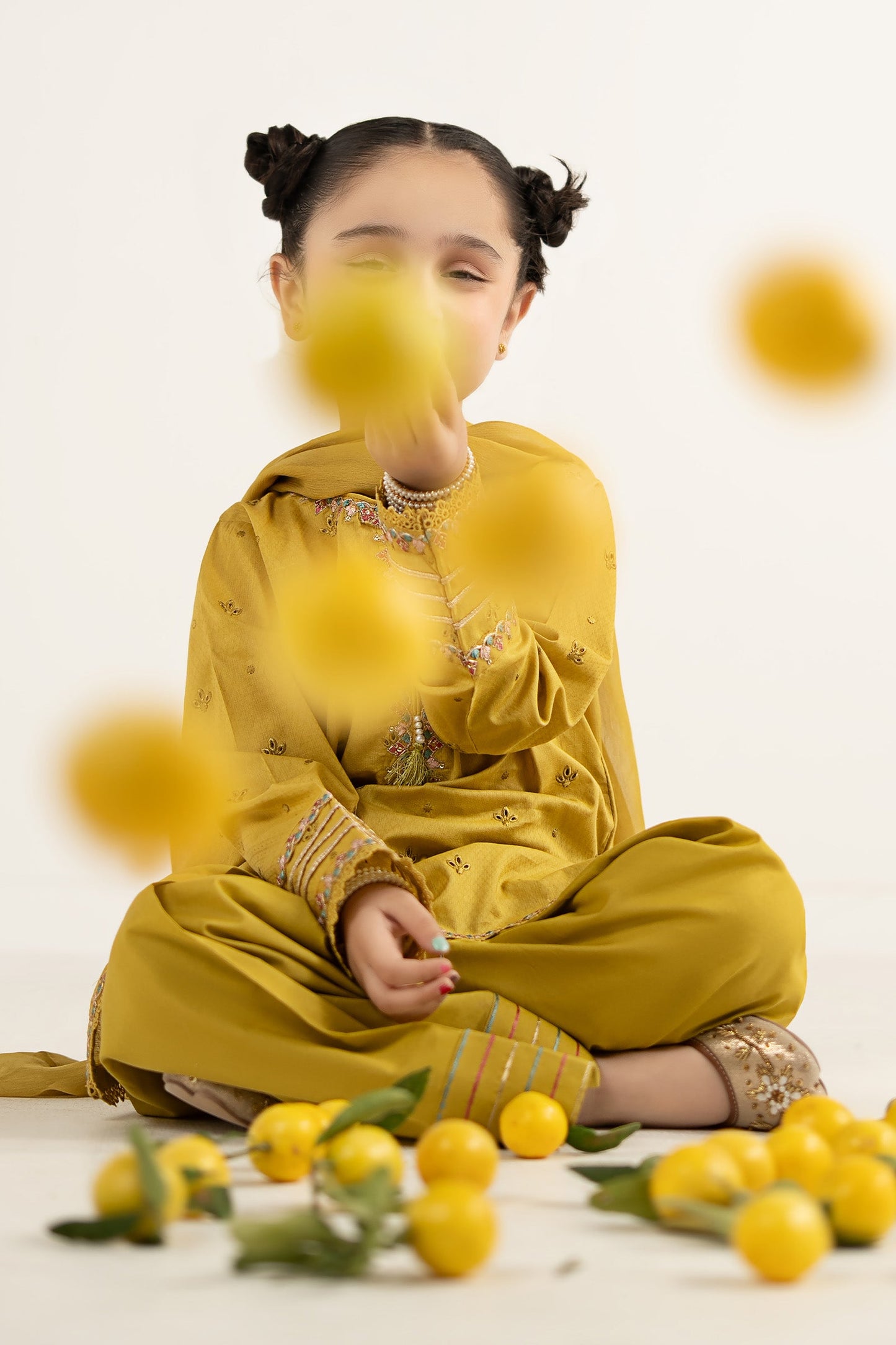 3 Piece Embroidered Dobby Lawn Suit