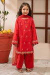 3 Piece Embroidered Dobby Suit