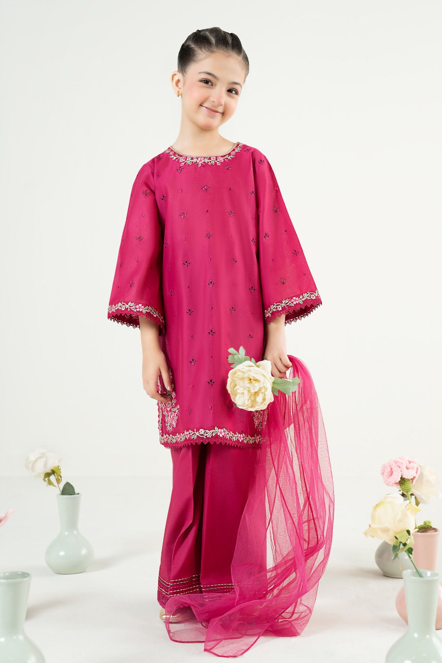 3 Piece Embroidered Lawn Suit