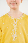 2 Piece Embroidered Dobby Lawn Suit