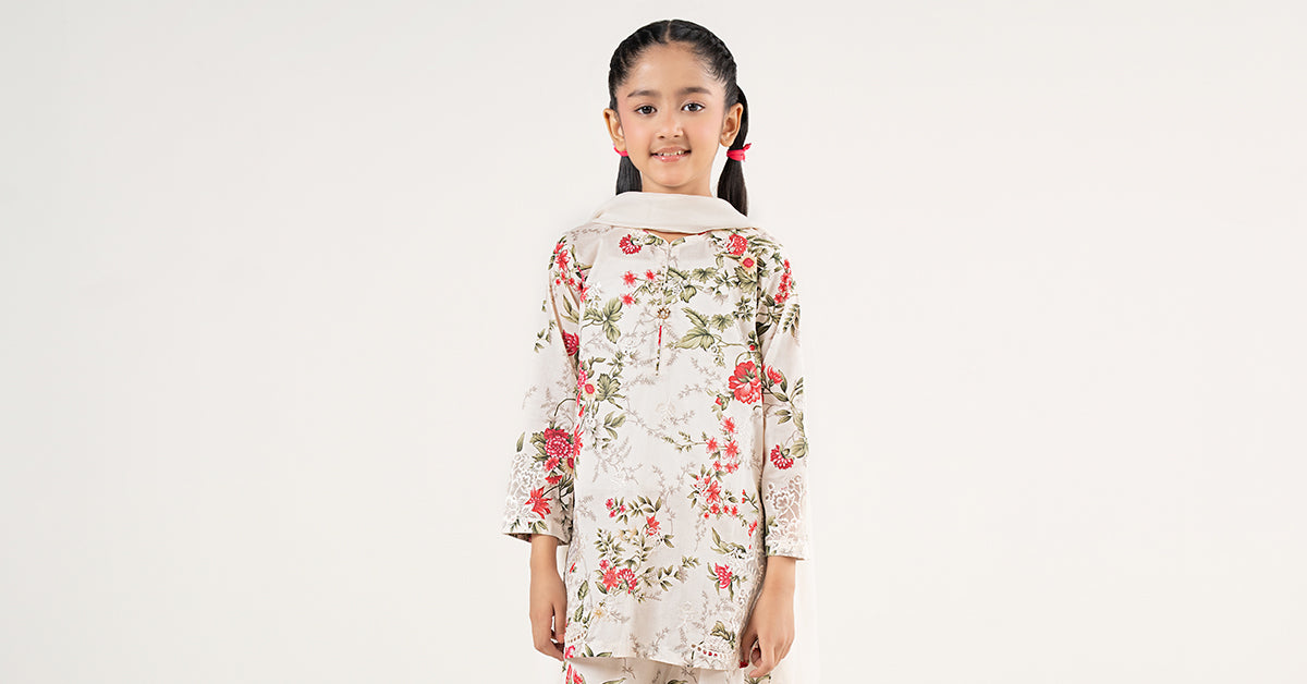 3 Piece Embroidered Lawn Suit