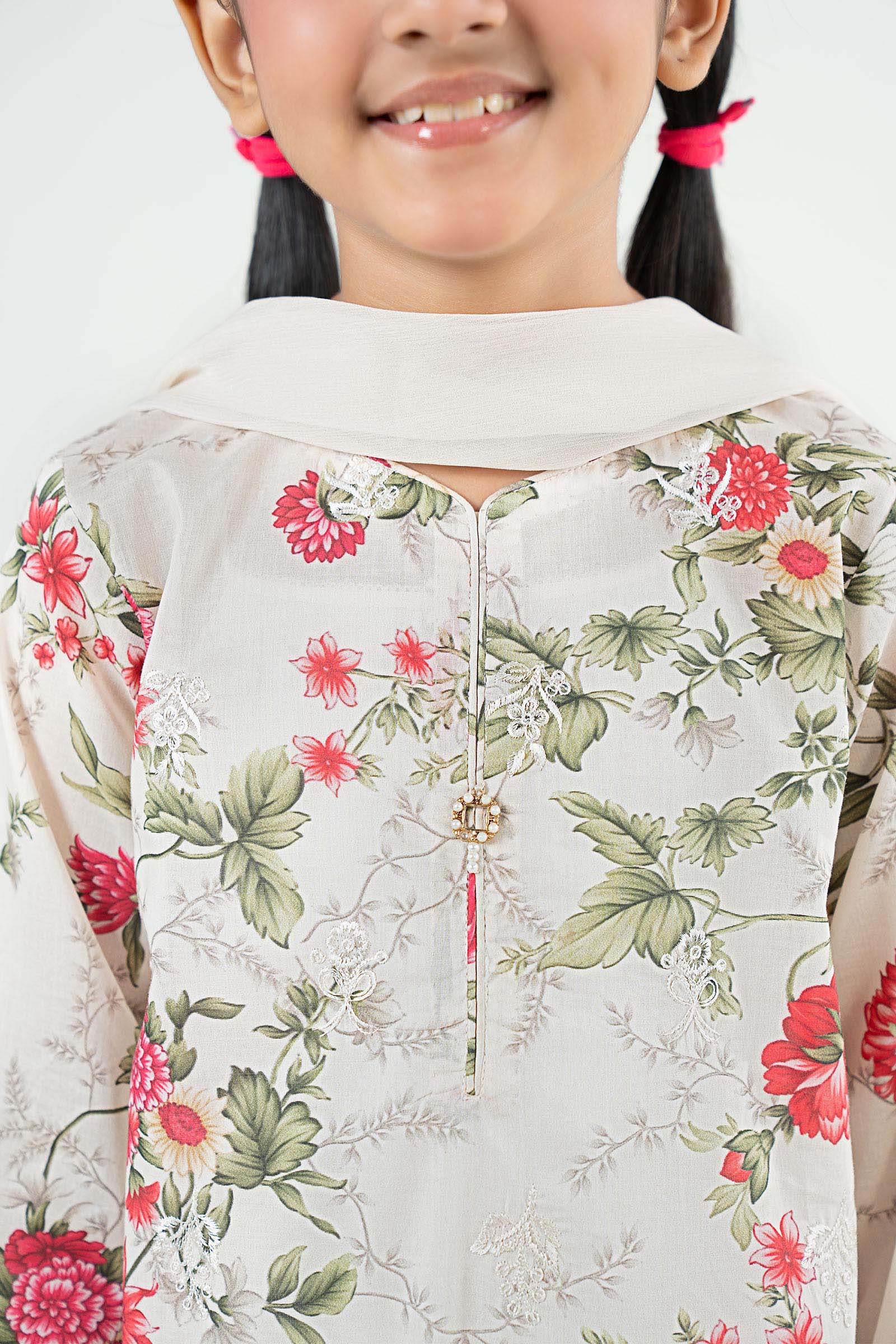 3 Piece Embroidered Lawn Suit